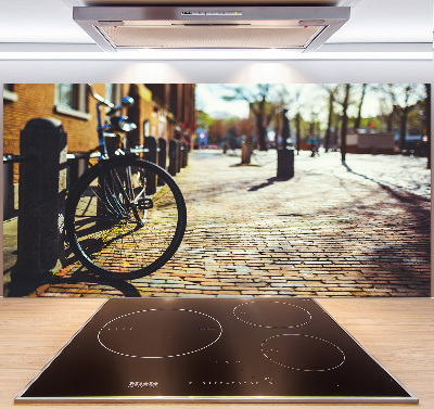 Panel lacobel Rower w Amsterdamie