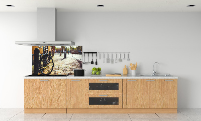 Panel lacobel Rower w Amsterdamie
