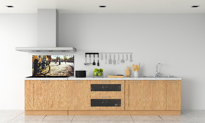 Panel lacobel Rower w Amsterdamie