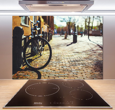 Panel lacobel Rower w Amsterdamie