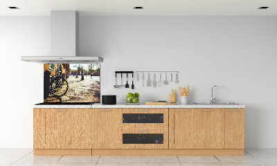 Panel lacobel Rower w Amsterdamie