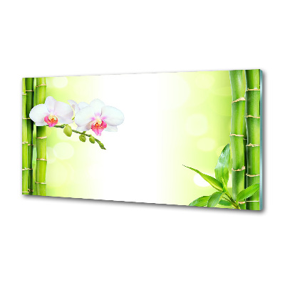 Panel do kuchni Orchidea i bambus