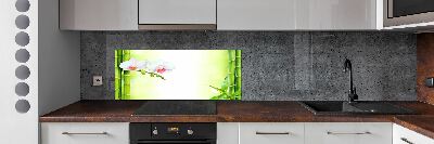 Panel do kuchni Orchidea i bambus