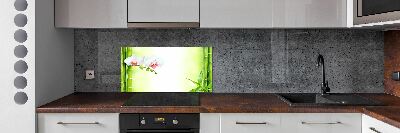 Panel do kuchni Orchidea i bambus