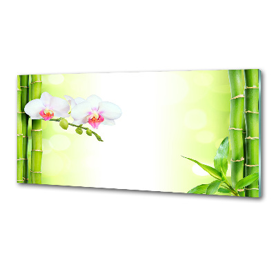 Panel do kuchni Orchidea i bambus
