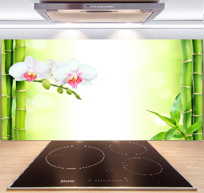 Panel do kuchni Orchidea i bambus