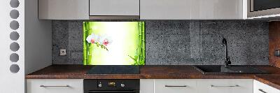 Panel do kuchni Orchidea i bambus