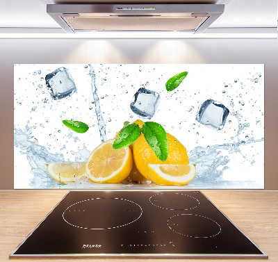 Panel do kuchni Cytryny z lodem