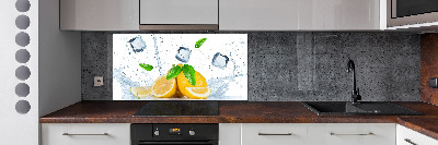 Panel do kuchni Cytryny z lodem