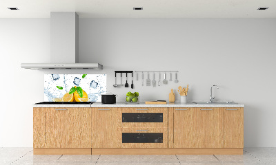 Panel do kuchni Cytryny z lodem