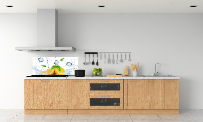 Panel do kuchni Cytryny z lodem