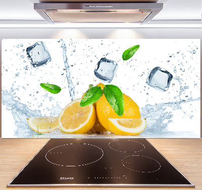 Panel do kuchni Cytryny z lodem