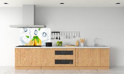 Panel do kuchni Cytryny z lodem