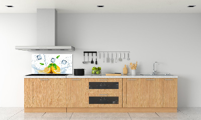 Panel do kuchni Cytryny z lodem