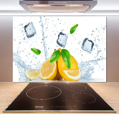 Panel do kuchni Cytryny z lodem