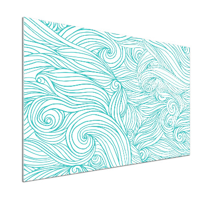 Panel do kuchni Niebieskie fale