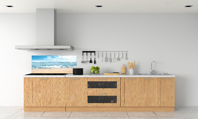 Panel szklany do kuchni Plaża