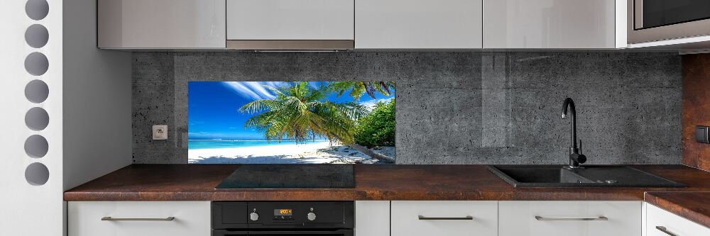 Panel do kuchni Tropikalna plaża