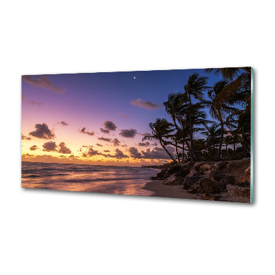 Panel do kuchni Zachód na plaży