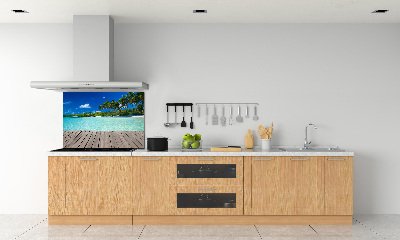 Panel do kuchni Tropikalna plaża