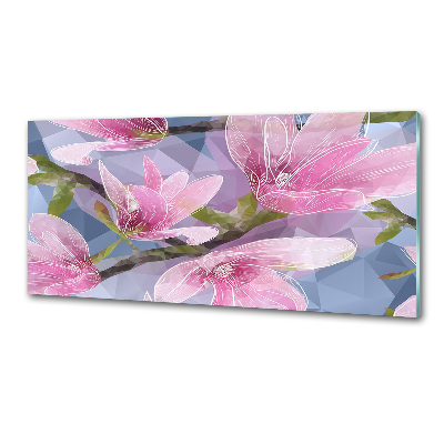 Panel do kuchni Różowa magnolia