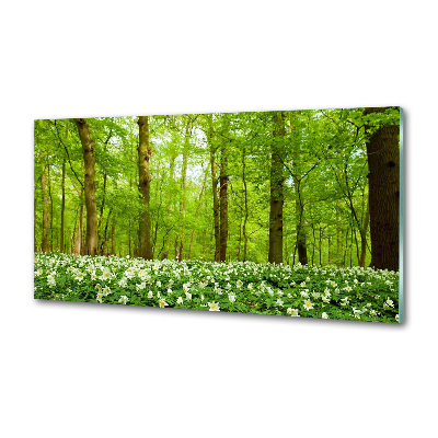 Panel do kuchni Kwiaty w lesie