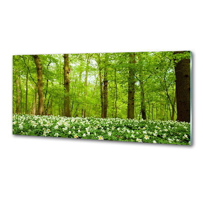 Panel do kuchni Kwiaty w lesie