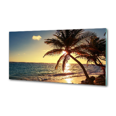 Panel do kuchni Tropikalna plaża