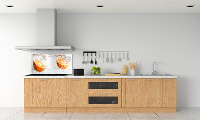 Panel lacobel Pomarańcze pod wodą