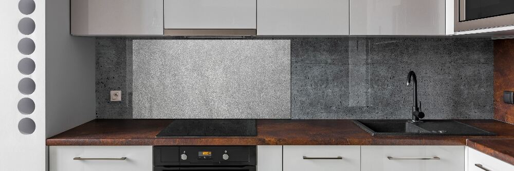 Panel dekor szkło Szara ściana