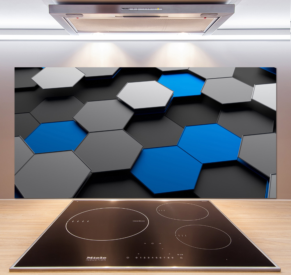 Panel do kuchni Abstrakcja 3D