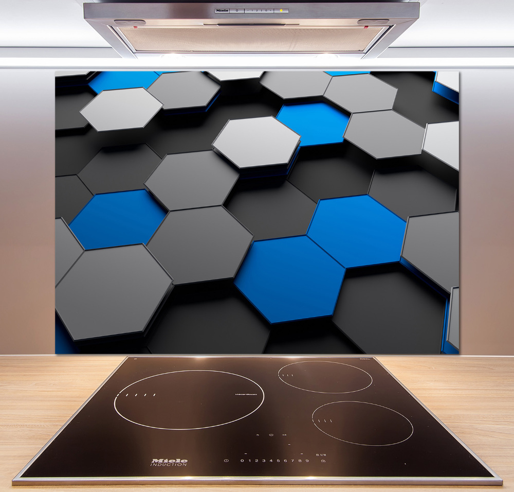 Panel do kuchni Abstrakcja 3D