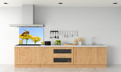Panel lacobel Pszczoła na kwiatku