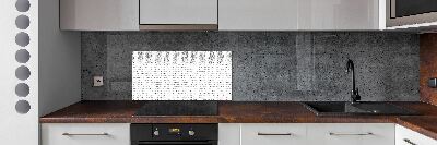 Panel dekor szkło Kod binarny
