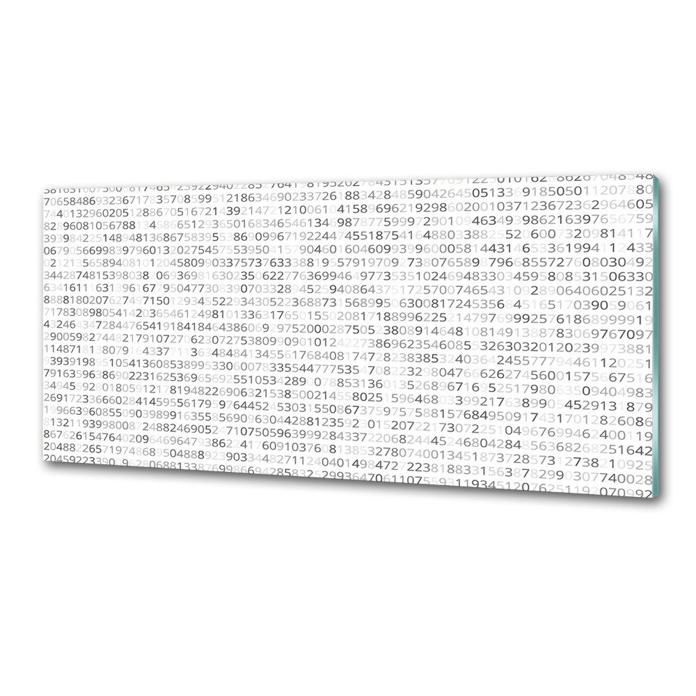 Panel dekor szkło Kod binarny