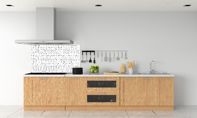 Panel dekor szkło Kod binarny