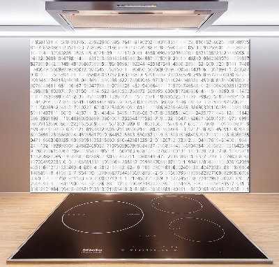 Panel dekor szkło Kod binarny