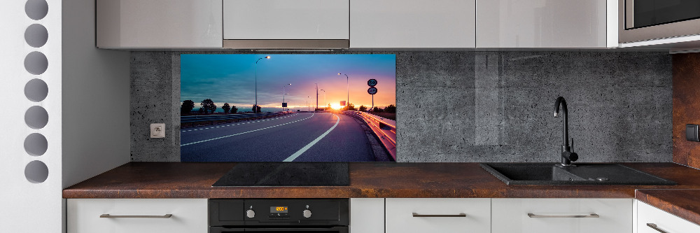 Panel dekor szkło Autostrada