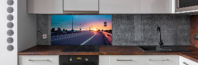 Panel dekor szkło Autostrada