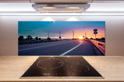 Panel dekor szkło Autostrada