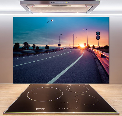 Panel dekor szkło Autostrada