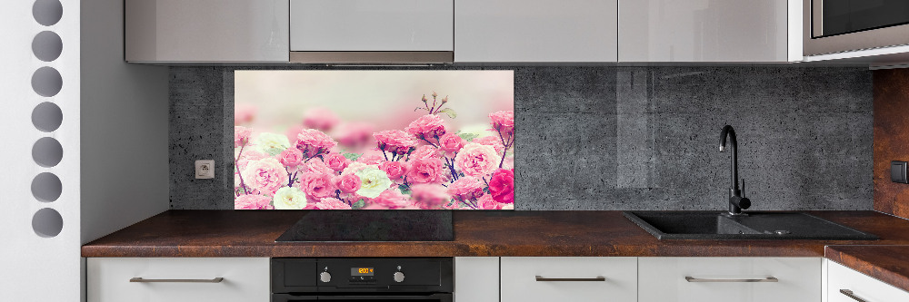 Panel lacobel Kwiaty dzikiej róży