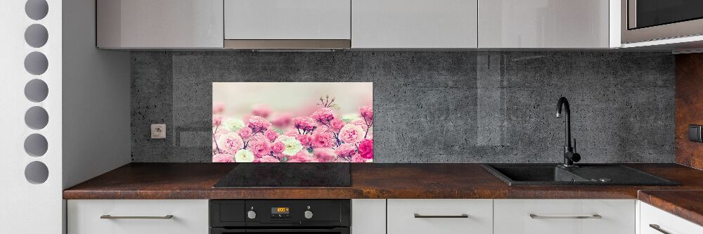 Panel lacobel Kwiaty dzikiej róży