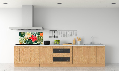 Panel do kuchni Hawajskie kwiaty