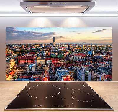 Panel do kuchni Panorama Wrocławia