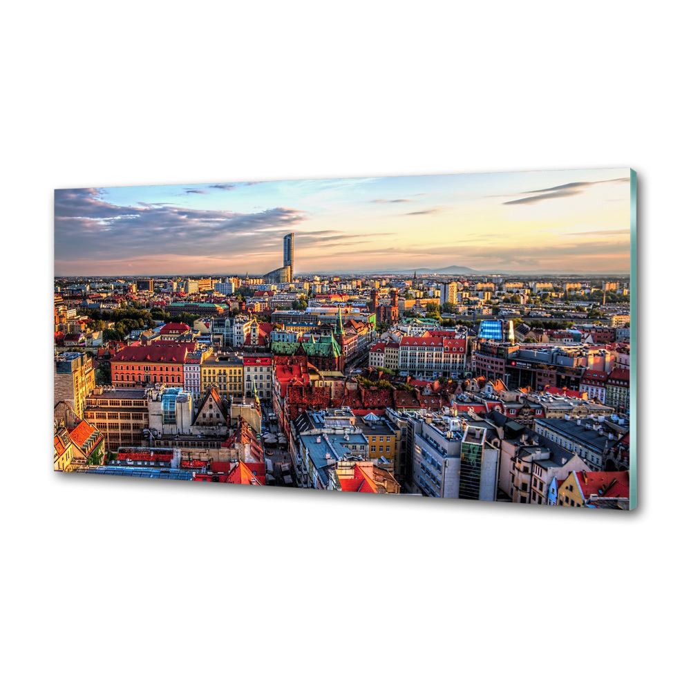 Panel do kuchni Panorama Wrocławia