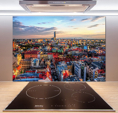Panel do kuchni Panorama Wrocławia