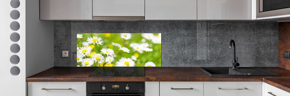 Panel między meble w kuchni Stokrotki