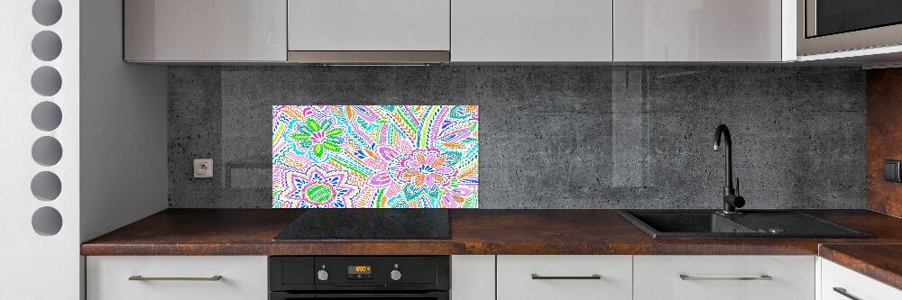 Panel do kuchni Kwiecisty wzór