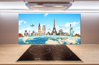Panel do kuchni Zabytki świata